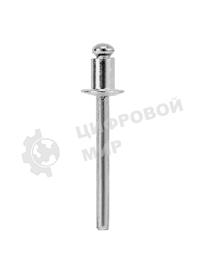 Заклепки алюминиевые Denzel, 3/16