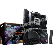Материнская плата Gigabyte B850 AORUS ELITE WIFI7 rev. 1.1, AM5, AMD B850, 4xDDR5, 4xSATA, 3xM.2, 1xPCIe 5.0 x16, 2xPCIe 3.0 x16, 1xDP, 1x2.5Gb LAN, Wi-Fi 7, Bluetooth 5.4, 1xUSB-C 10Gbps, 2xUSB-A 10Gbps, 5xUSB-A 5Gbps, 4xUSB-A 2.0, 3x3.5 мм + S/PDIF оптический, 7.1, ATX