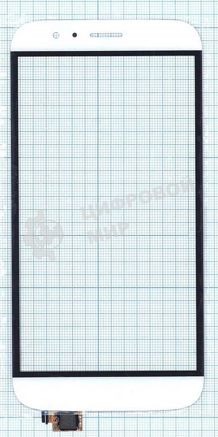 Сенсорное стекло (тачскрин) для Huawei G7 Plus, белое