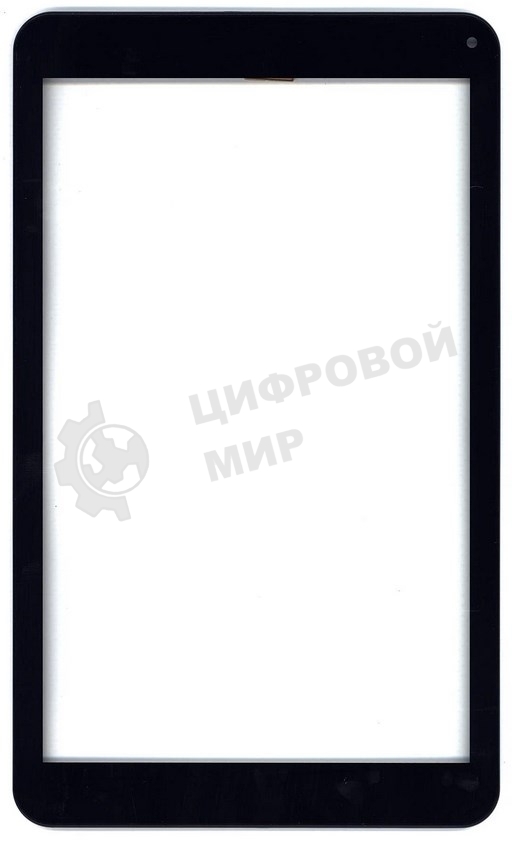 Сенсорное стекло (тачскрин) для Irbis TZ16, черное с рамкой