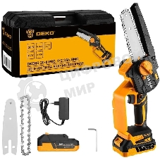 Пила цепная аккумуляторная DEKO DKCHS 20-6 PRO, 4