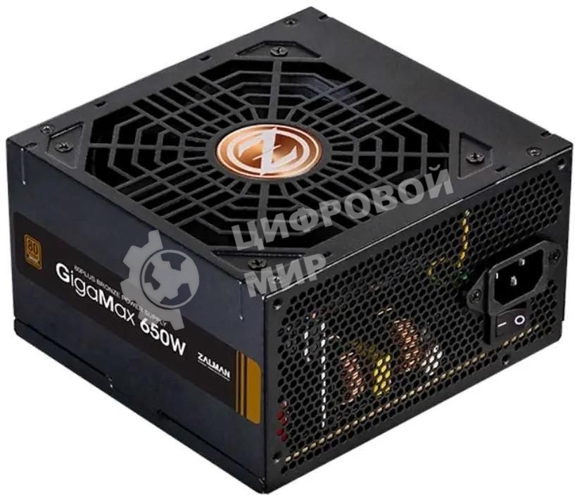 Блок питания Zalman ZM650-GVII Retail, 650Вт, 80 PLUS Bronze, 120мм, черный