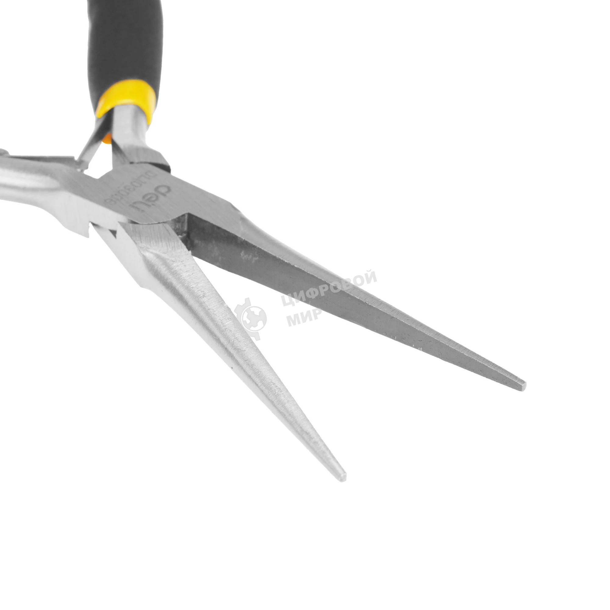 Мини-тонкогубцы удлиненные Deli DL103006 150 мм, прорезиненная рукоять