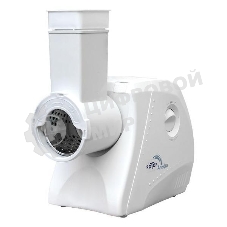 Мясорубка электрическая Ротор Альфа ЭМШ 35/250-4 белый, 1500 Вт, 0.6 кг/мин, защита от перегрузки, насадки - 4