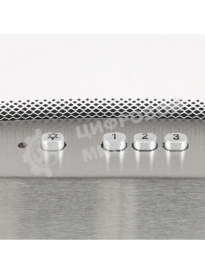 Вытяжка каминная Elikor Аметист 60Н-430-К3Д серебристый, 60 см, 430 куб. м/ч, 54 дБ