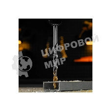 Сверло спиральное по металлу Denzel 12 x 205 мм, Р6М5, Golden Tip, удлиненное