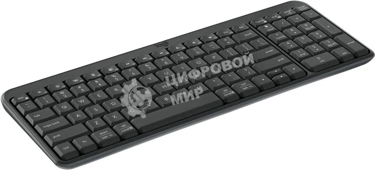 Клавиатура Logitech K250 беспроводная, Bluetooth, серый