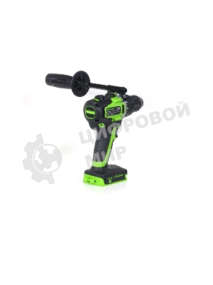 Дрель-шуруповерт аккумуляторная Greenworks GD24DD90 24V, 90 Нм, бесщеточная, 45/90Нм,2х4Ач,ЗУ,кор 3707507CUD
