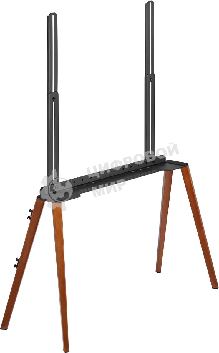 Подставка для телевизора Cactus CS-ST3646BKWN черный/орех, 49