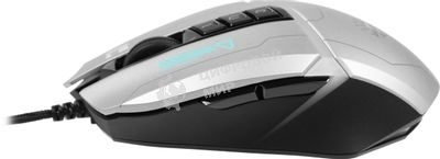 Мышь проводная A4Tech Bloody W60 Max серый/черный, 10000 dpi, USB, кнопки - 10