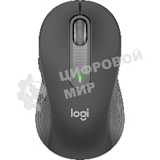 Мышь беспроводная Logitech Signature M650 графитовый, 4000 dpi, радиоканал, Bluetooth, USB, кнопки - 5