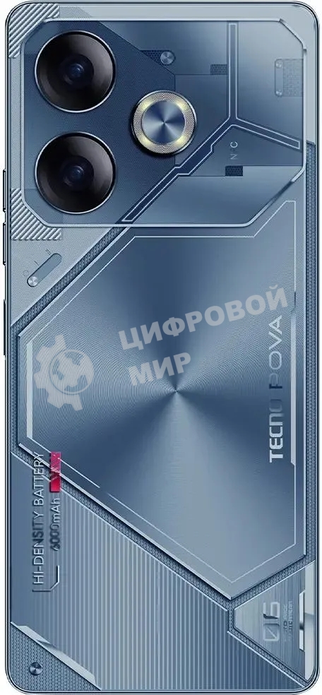 Смартфон Tecno POVA 6 LI7, 12/256Gb, синий