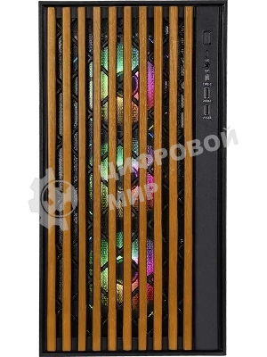 Компьютерный корпус Aerocool / Formula TimberLine T0 черный без БП mATX 6x120мм 6x140мм 2xUSB3.0 audio
