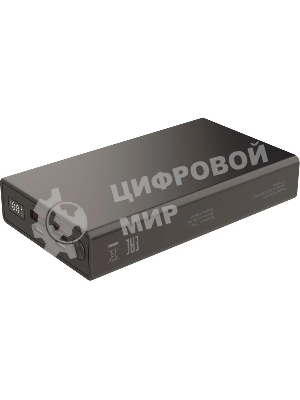 Портативный аккумулятор Digma DGPD100WA 20000mAh QC3.0/PD3.0 100W 5A 2xUSB-A/2xUSB-C черный