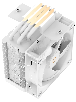 Кулер для процессора Ocypus Gaммa A40 WH ARGB Gaммa-A40-WH1AAWN00X-GL белый 100мм алюминий+медь 29,5db 4-pin 200W 133мм
