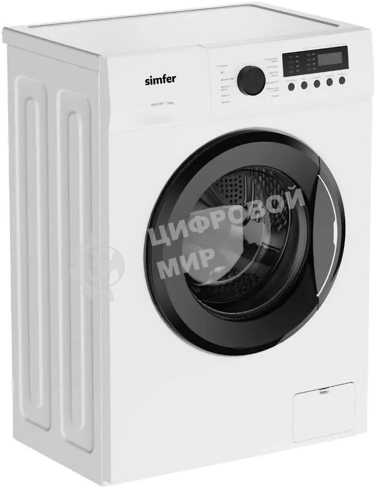 Стиральная машина Simfer WWC701 класс: A+++ загр.фронтальная макс.:7кг белый