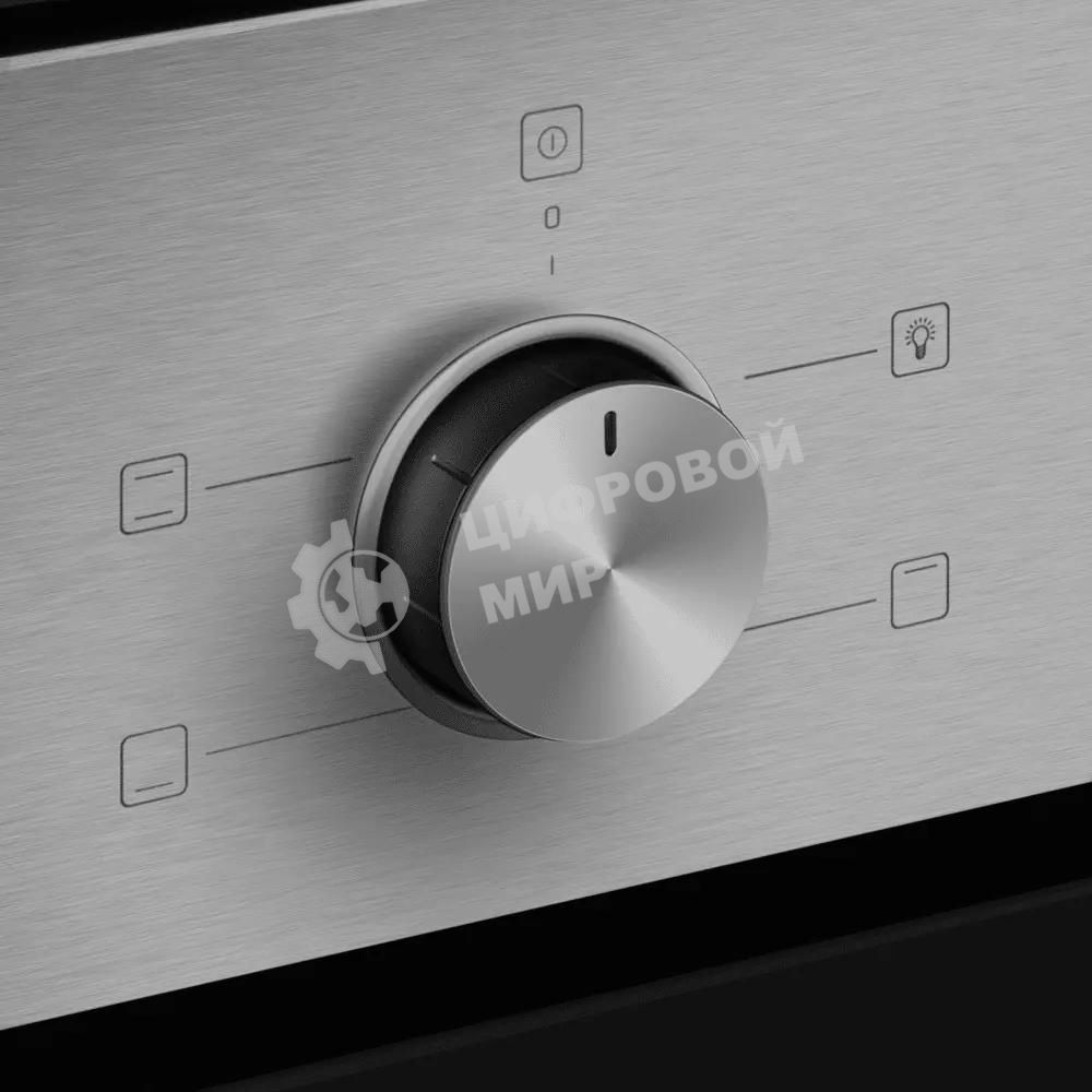 Шкаф духовой электрический Maunfeld AEOC6040S, 60л, дверца с 3 стеклами, нержавеющая сталь