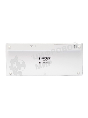 Комплект клавиатура+мышь Gembird KBS-7001-RU беспроводной, USB, 1600 DPI, белый