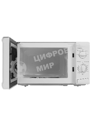 Микроволновая печь Oasis MW-70UW белый, 20 л, 700 Вт, переключатели - поворотный механизм