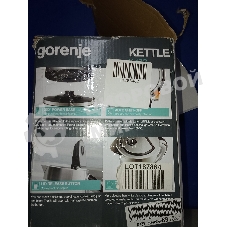 (Б/У с повреждениями) Чайник GORENJE K17G 352172 STEEL [Cм.описание!]