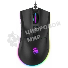 Мышь проводная A4Tech Bloody P90s черный, 8000 dpi, USB, кнопки - 8