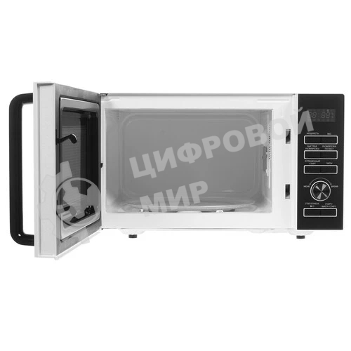 Микроволновая печь BBK 25MWS-970T/WB белый, 25 л, 900 Вт, переключатели - кнопки, поворотный механизм