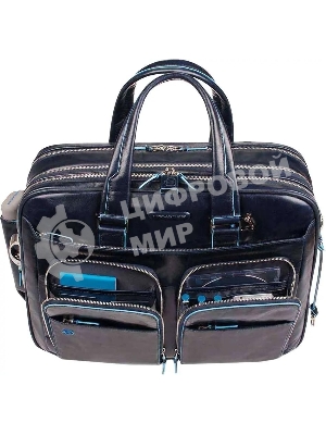 Сумка для ноутбука Piquadro Blue Square CA2765B2/BLU2 синий натур.кожа