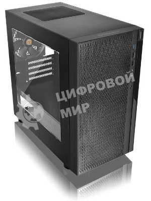 Компьютерный корпус Thermaltake Versa H18 Window черный без БП mATX 2xUSB 2.0 1xUSB 3.0 audio bott PSU