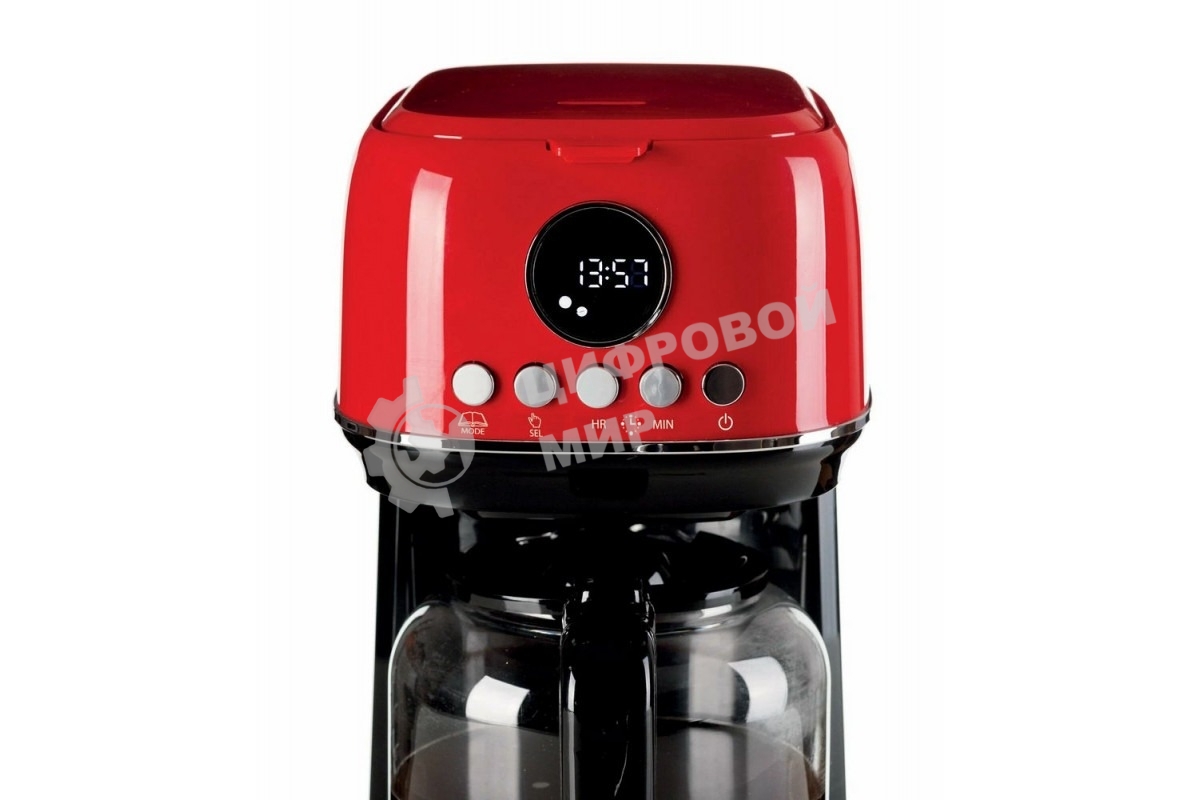 Кофеварка капельная Ariete 00M139600AR0 красный, молотый, 1,5 л. 900 Вт