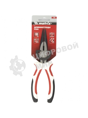 Длинногубцы Matrix Premium 17186 180 мм, прямые, трехкомпонентные рукоятки