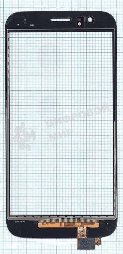 Сенсорное стекло (тачскрин) для Huawei G7 Plus, золотое