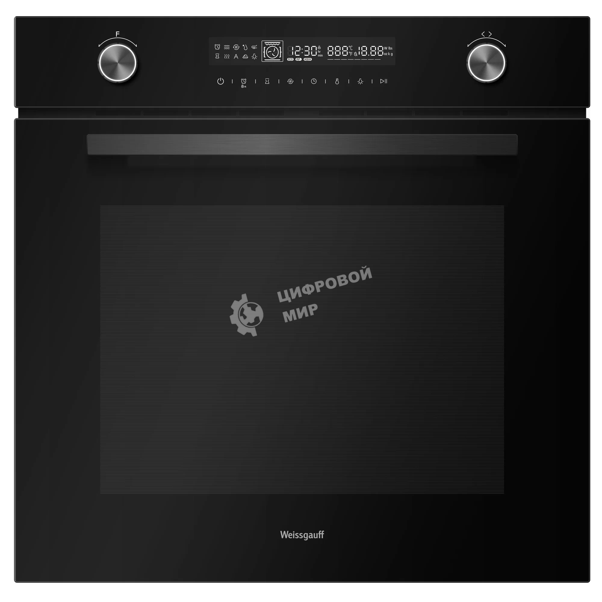 Духовой шкаф Weissgauff EOM 741 PDB Black Edition