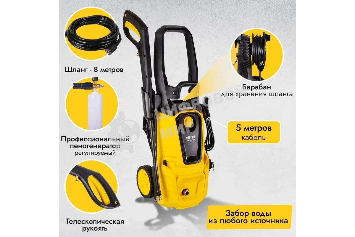 Мойка Huter W195-PRO