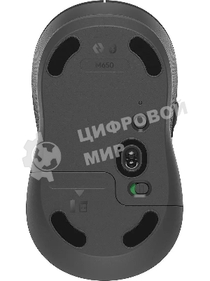 Мышь беспроводная Logitech Signature M650 графитовый, 4000 dpi, радиоканал, Bluetooth, USB, кнопки - 5