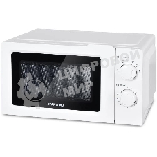 Микроволновая печь Starwind SMW3020 белый, 20 л, 700 Вт, переключатели - поворотный механизм