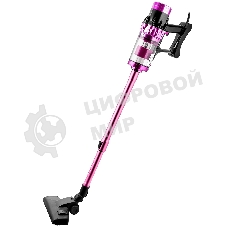 Пылесос вертикальный BRAYER BR4272 фиолетовый, питание от сети, 185 Вт, уборка сухая, пылесборник 0,8 л