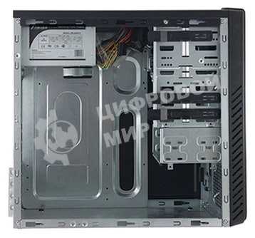 Компьютерный корпус MidiTower Powerman ES861 черный PM-450ATX 4*USB 2.0 Audio mATX