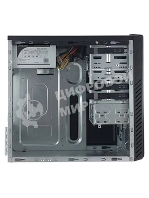Компьютерный корпус MidiTower Powerman ES861 черный PM-450ATX 4*USB 2.0 Audio mATX