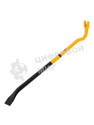 Лом-гвоздодер Denzel 600 мм, шестигранный 16 мм, окрашенный, сталь 65