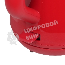Электрочайник Bosch TWK1M124 красный, 1.7 л, 2400 Вт, скрытый нагревательный элемент