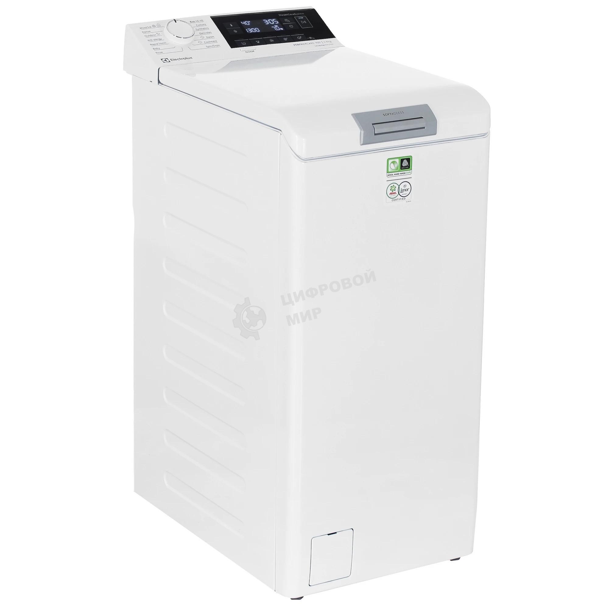 Стиральная машина Electrolux EW7TN3372 белый, загрузка вертикальная 7 кг, 1251 об/мин, класс C