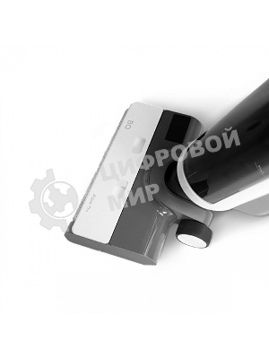 Пылесос вертикальный BQ VCA1002W белый/черный, питание от аккумулятора, 30 Вт, уборка влажная/сухая, пылесборник 0.75 л, бак для жидкости 0.85 л, работа от АКБ max 45 мин