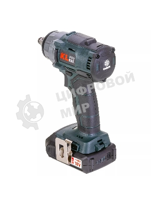 Профессиональный бесщеточный гайковерт аккумуляторный KLPRO KLSS18B-20 (18В, Li-ion-2шт, 2.0А·ч, 250Нм, 2 скорости, подсветка,З/У,в кейсе)