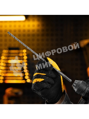 Бур по бетону Denzel цельная крестовая пластина, 6x265 мм, SDS PLUS