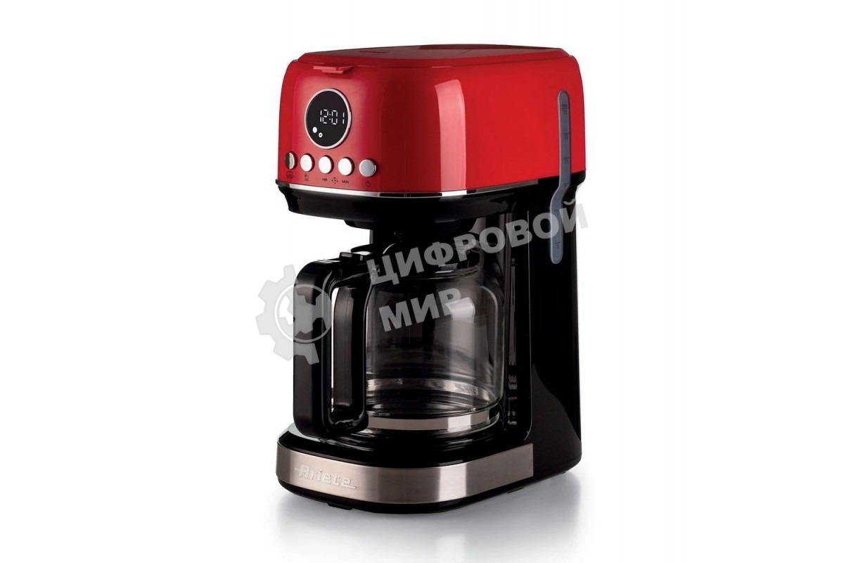 Кофеварка капельная Ariete 00M139600AR0 красный, молотый, 1,5 л. 900 Вт