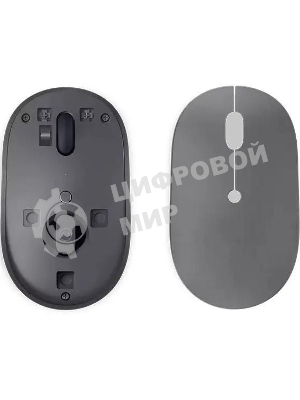 Мышь беспроводная Lenovo Go серый, 2400 dpi, радиоканал, USB-C, кнопки - 3