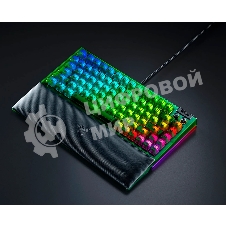 Клавиатура Razer BlackWidow V4 75% Orange Switch Phantom Green Edition проводная, USB Type-A, зелёный