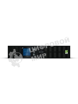 Источник бесперебойного питания CyberPower PR1000ELCDRT2UA / 1000ВА / 900Вт / USB/RS-232/Dry/EPO/SNMPslot/RJ11/45 (8x 320 IEC С13)