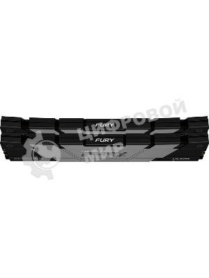 Оперативная память Kingston Fury Renegade, DDR4, 32GB (2x16GB), 3200MHz, CL16, DIMM, с радиаторами, серый/черный