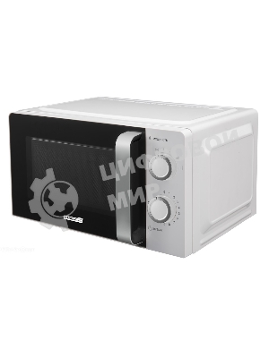 Микроволновая печь Renova MMS-20W1 белый/черный, 20 л, 700 Вт, переключатели - поворотный механизм